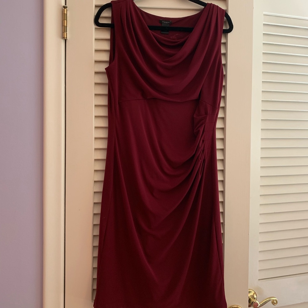 Ann Taylor Maroon Dress